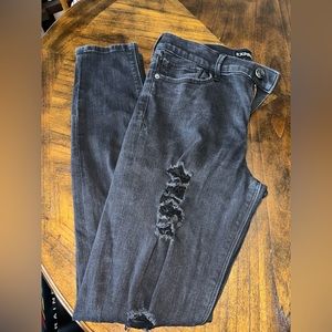Distressed Express Jeans